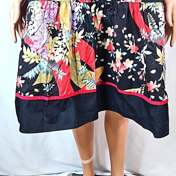 Rim Black Hawaiian Dress Size Small - Picture 4 of 8